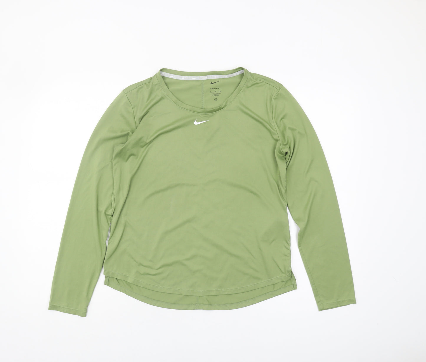 Nike Women's Green Long Sleeve Athletic Top S