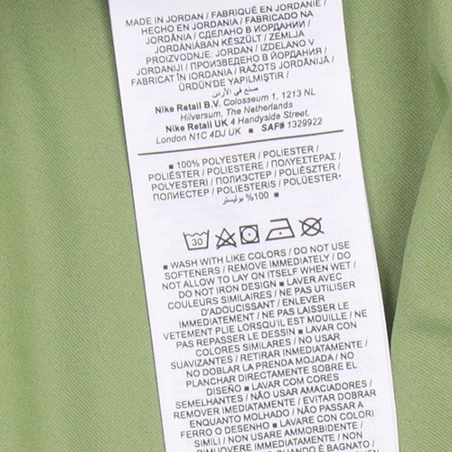 Nike Women's Green Long Sleeve Athletic Top S