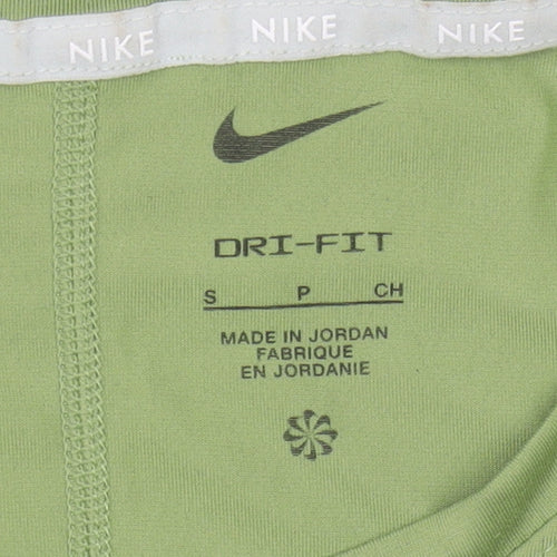 Nike Women's Green Long Sleeve Athletic Top S