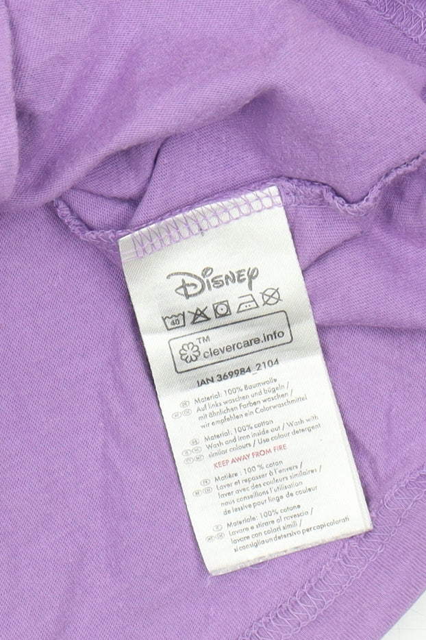 Disney Frozen Girls Purple Long Sleeve T-Shirt, Size 4-5 Years
