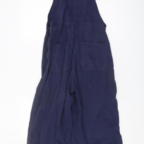 Monki Women's Blue Dungaree - Size 12, Cotton, Casual