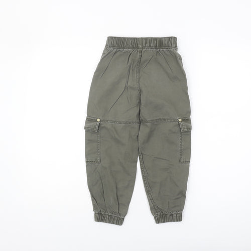 River Island Girls Cargo Trousers Grey 5 Years Elastic Waist