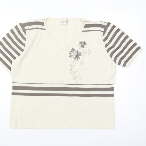 Roman Originals Women's Beige Pullover Jumper L