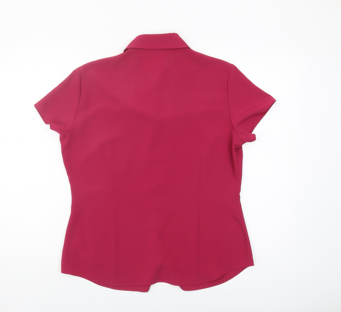 Next Women's Red Button-Up Shirt UK 14