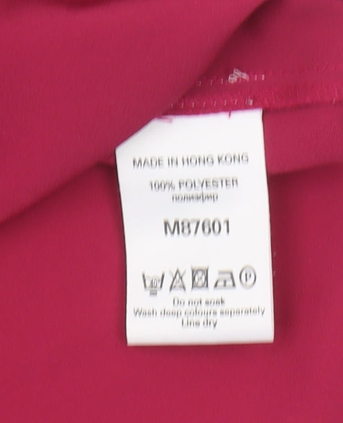 Next Women's Red Button-Up Shirt UK 14