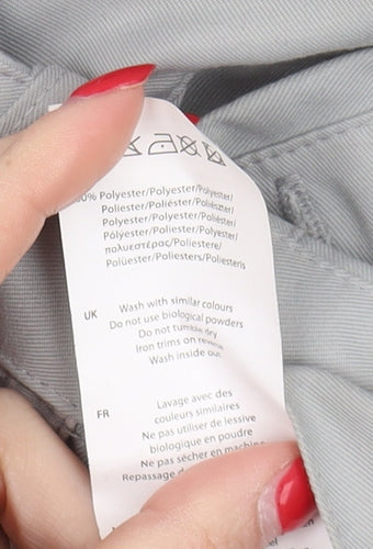 Dunlop Men's Grey Chino Trousers, Size S, Polyester