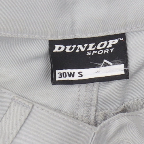 Dunlop Men's Grey Chino Trousers, Size S, Polyester