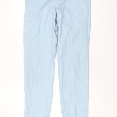 Skopes Men's Blue Tapered Trousers, Size 28