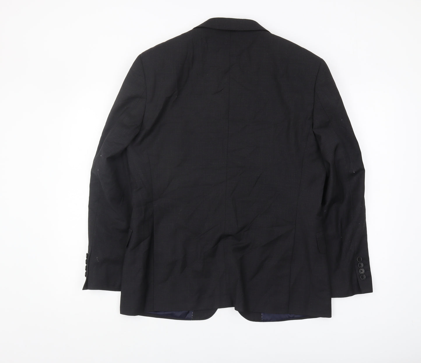 Austin Reed Men's Black Wool Blazer 40S