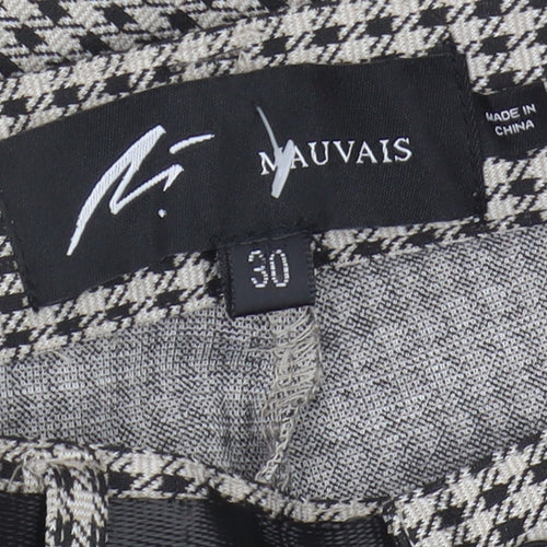 Mauvais Men's Multicoloured Houndstooth Trousers Size 30