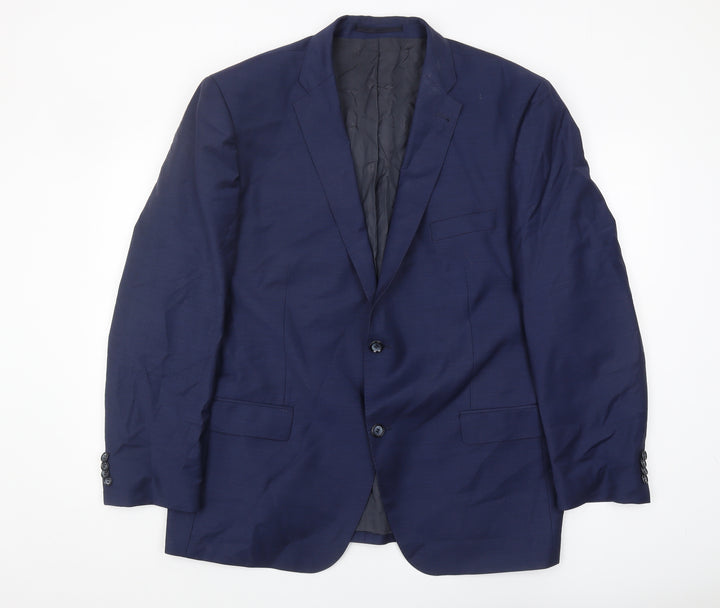 Roy Robson Men's Blue Blazer, Size 46 Regular Fit