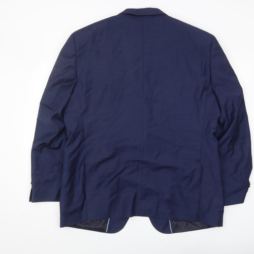 Roy Robson Men's Blue Blazer, Size 46 Regular Fit