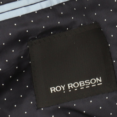 Roy Robson Men's Blue Blazer, Size 46 Regular Fit