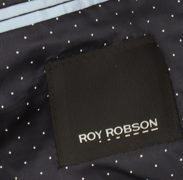 Roy Robson Men's Blue Blazer, Size 46 Regular Fit