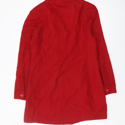 Paco Collection Red Mid-Length Women's Coat M