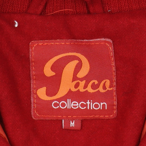 Paco Collection Red Mid-Length Women's Coat M