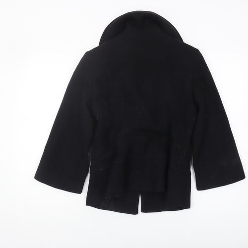 Marks and Spencer Women's Black Wool Blend Short Coat
