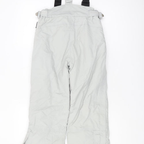 Active Club Girls Grey Dungarees Trousers Size 10 Years