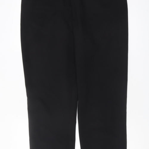 Et Vous Women's Black Straight-Leg Trousers Size 14