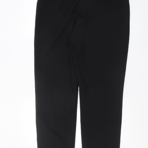 Et Vous Women's Black Straight-Leg Trousers Size 14