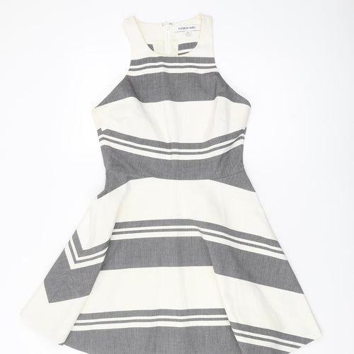 Elizabeth and James Women's Striped Fit & Flare Dress