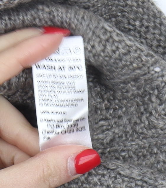 Marks and Spencer Women's Grey Jumper Dress Size 14
