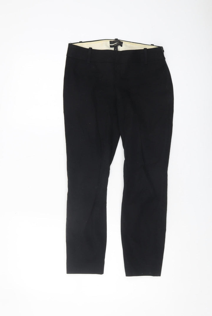 J. Crew Women's Black Skinny Trousers Size 6