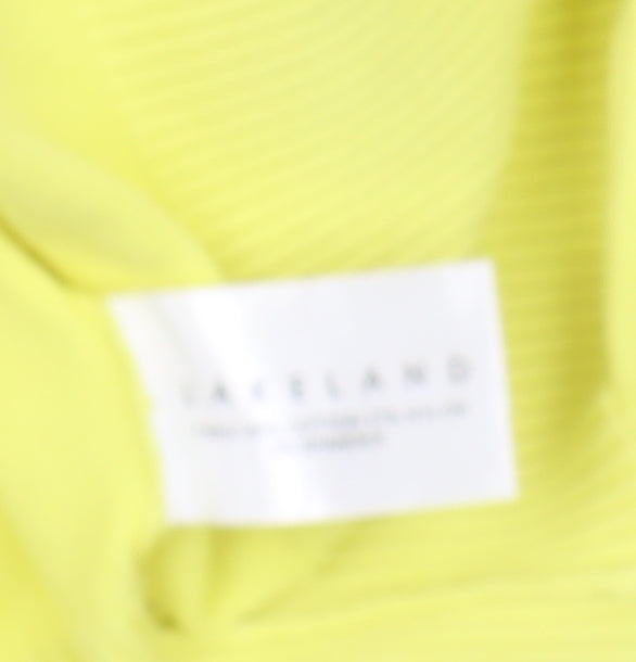 Lakeland Women's Yellow Cardigan Size 14