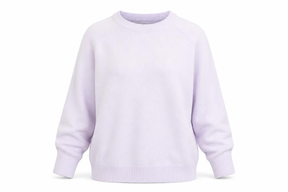 Front view of Joie de Vivre Women's Purple Cotton jumper M