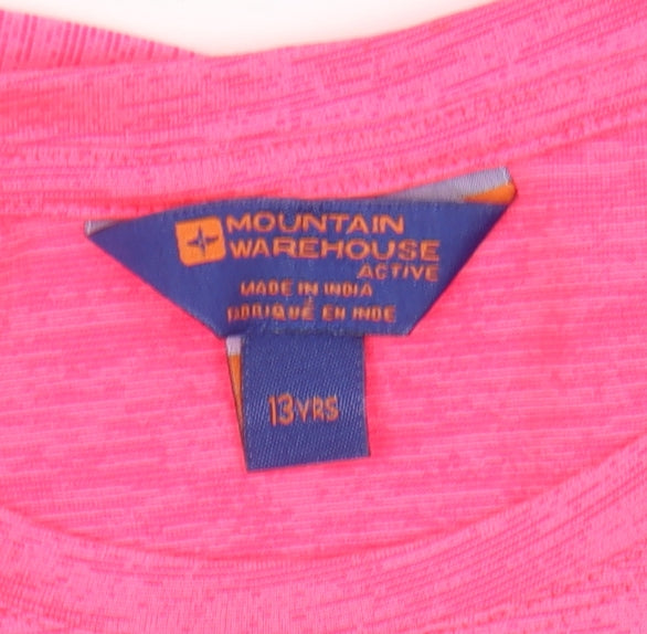 Mountain Warehouse Boys Pink Active T-Shirt 13 Years
