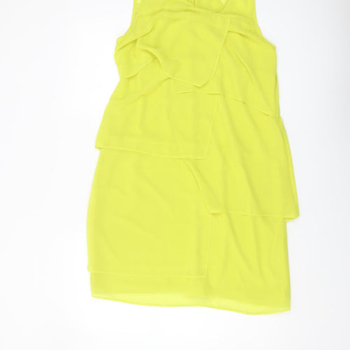 Debenhams Yellow Petites Sleeveless Sheath Dress