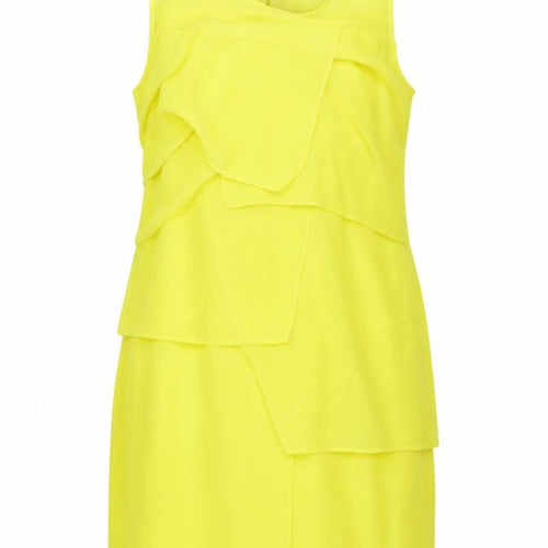 Debenhams Yellow Petites Sleeveless Sheath Dress