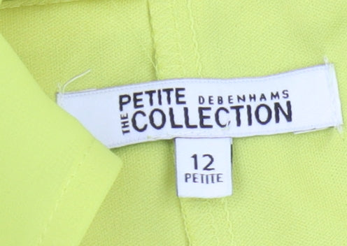 Debenhams Yellow Petites Sleeveless Sheath Dress