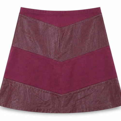 Sunshine Soul Women's Purple A-Line Zip Skirt S
