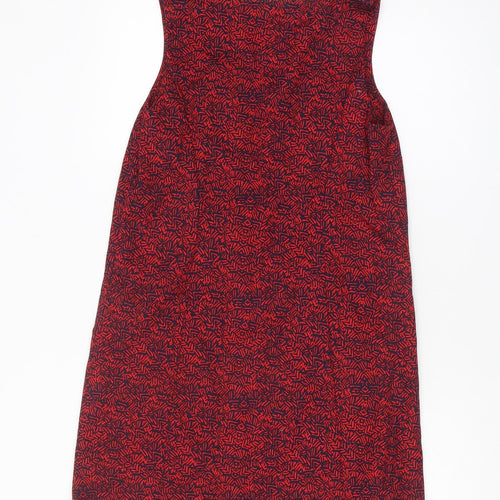 Next Women's Red Shift Dress Size 12