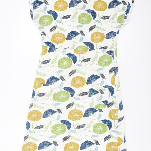 Weird Fish Women's Multicoloured Floral Dress, Size 8