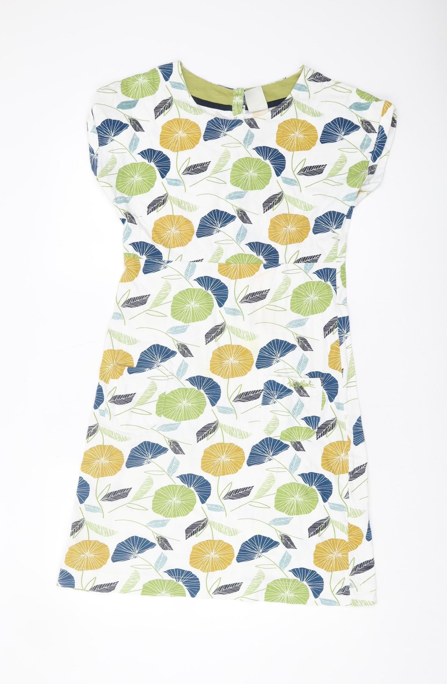 Weird Fish Women's Multicoloured Floral Dress, Size 8