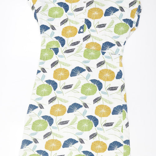 Weird Fish Women's Multicoloured Floral Dress, Size 8