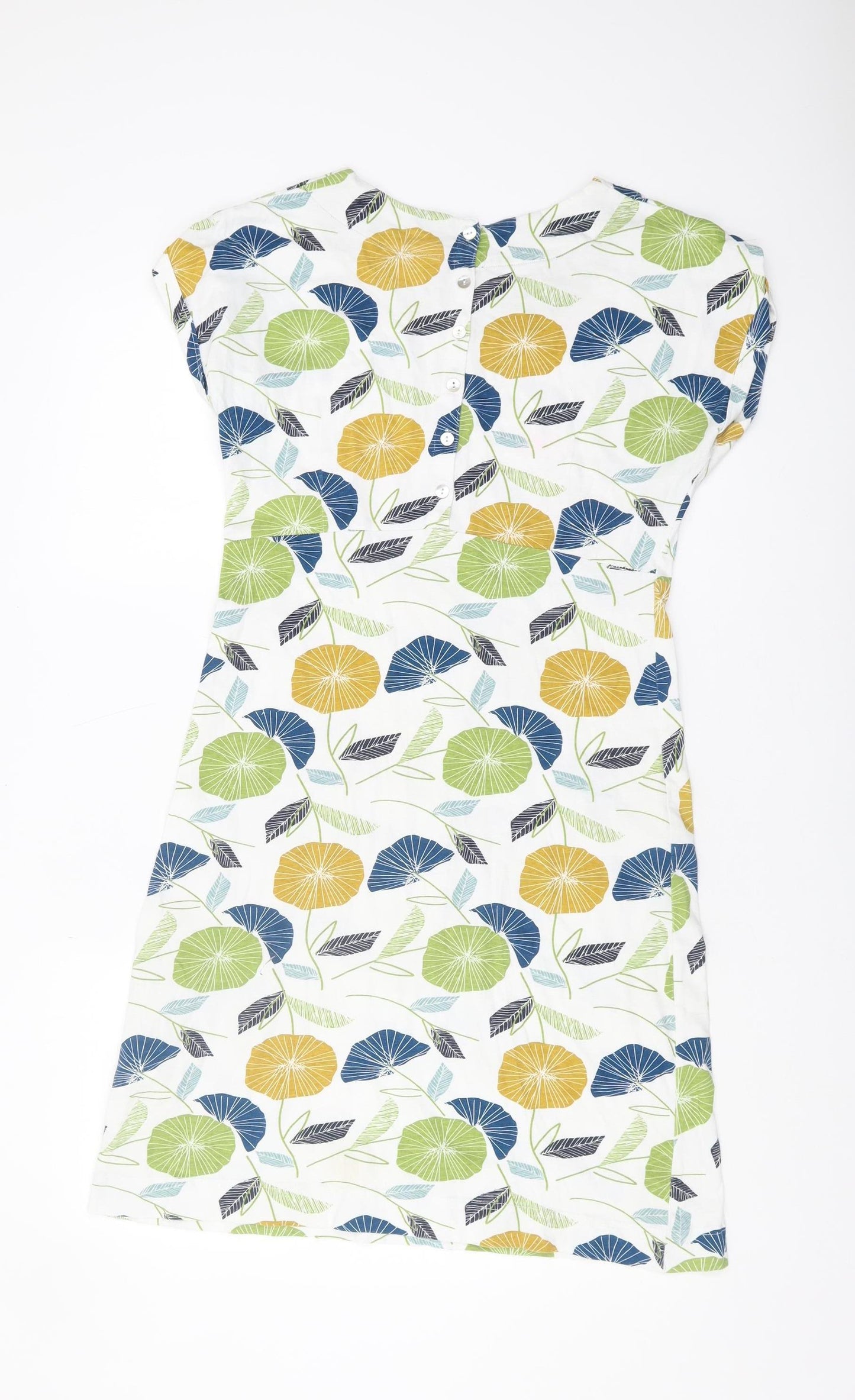 Weird Fish Women's Multicoloured Floral Dress, Size 8