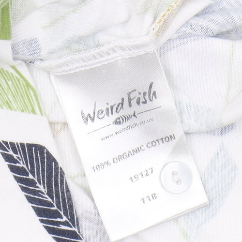 Weird Fish Women's Multicoloured Floral Dress, Size 8