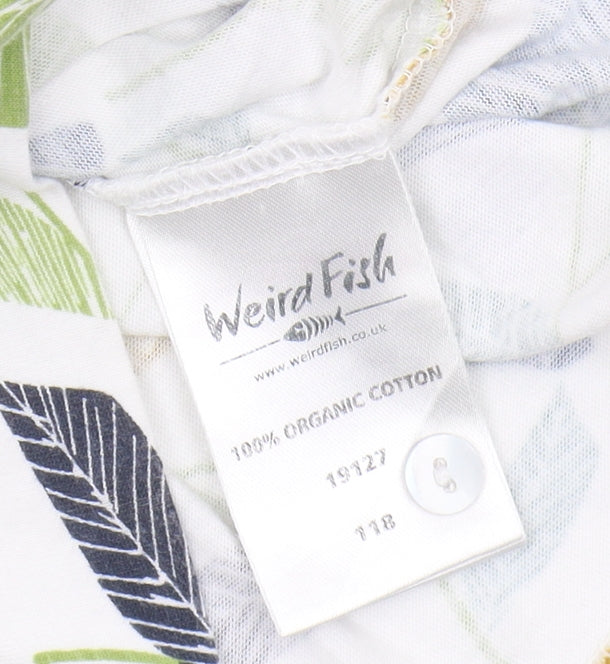 Weird Fish Women's Multicoloured Floral Dress, Size 8