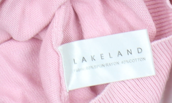 Lakeland Women's Pink Cardigan Size 18
