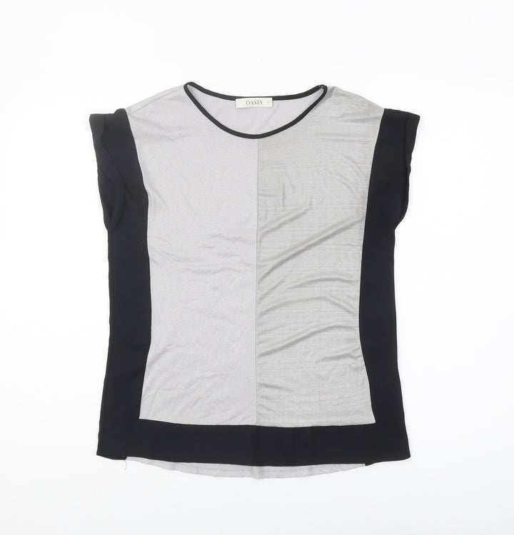 Oasis Women's Multicoloured S Basic T-Shirt