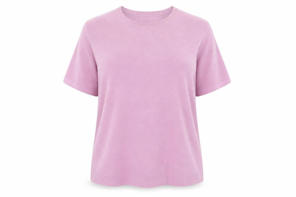 Front view of Eastex Women's Pink Knit Jumper, size 18
