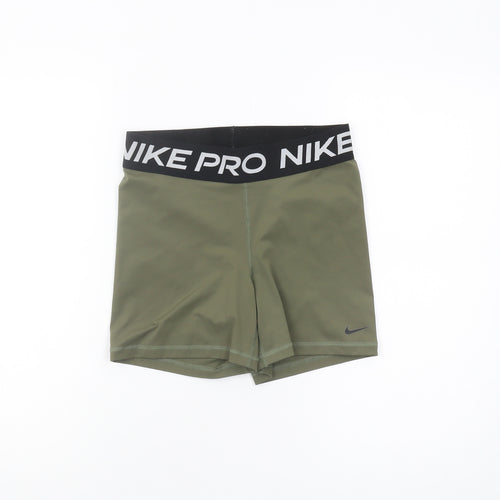 Nike Women's Green Compression Shorts M