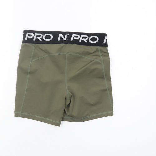 Nike Women's Green Compression Shorts M