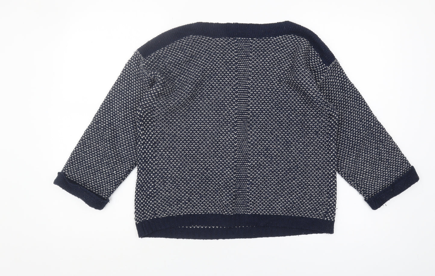 Marks and Spencer Women's Navy Mix Size 10 Jumper