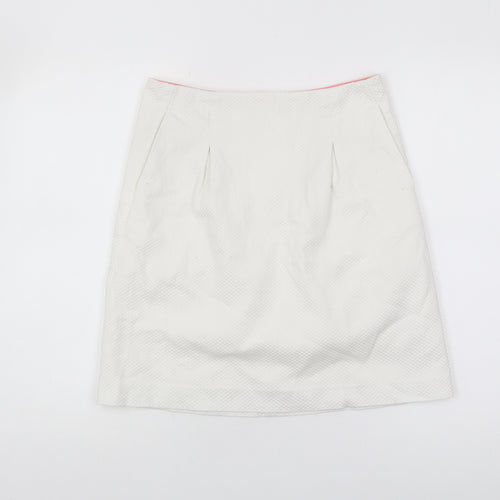 Boden Women's Ivory Pencil Skirt Size 8