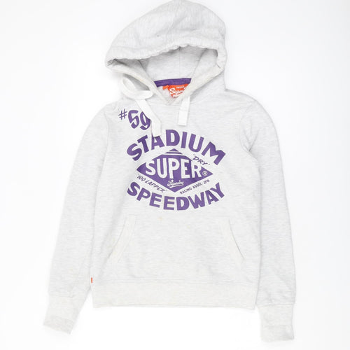 Superdry Women's White Pullover Hoodie S