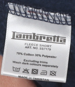 Lambretta Men's Blue 2XL Fleece Shorts